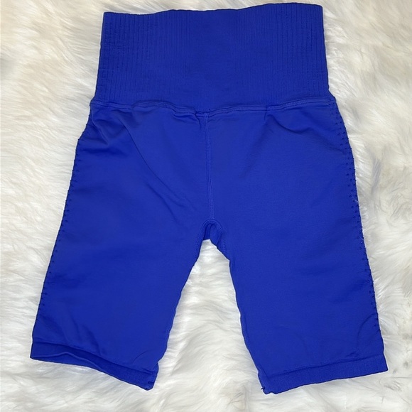 FREE PEOPLE | NWOT Good Karma Bike Shorts in Blue * - Picture 2 of 2